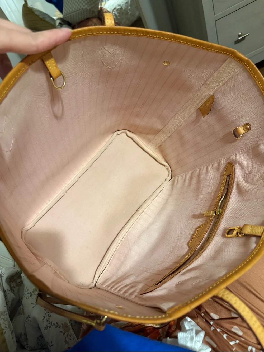 Louis Vuitton neverfull mm Damier Azur